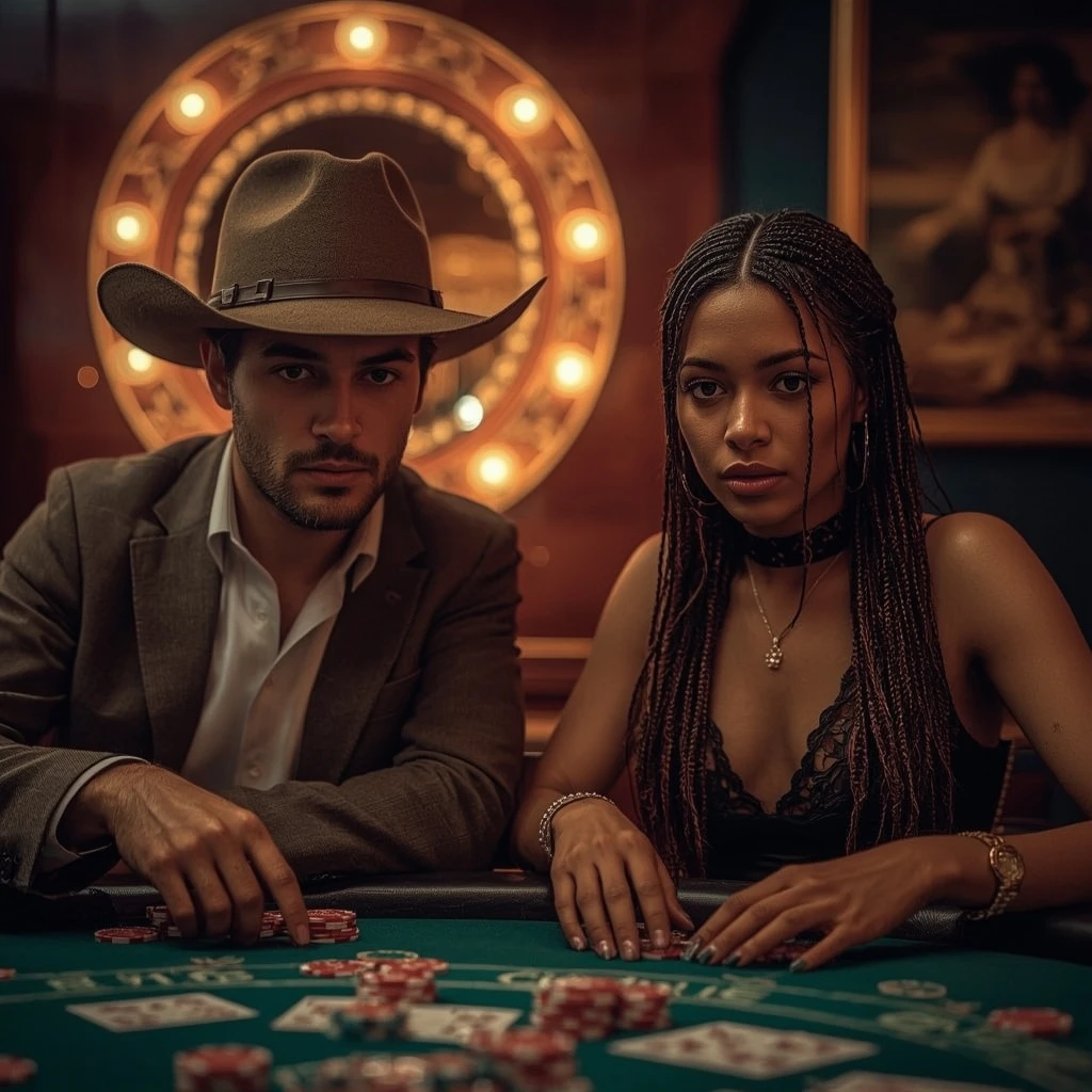 photo of two poker players 9winz Casino India